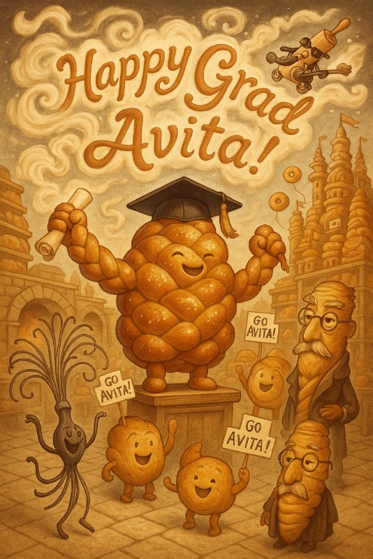 AI greeting card - funny style